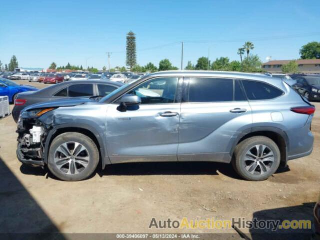 TOYOTA HIGHLANDER HYBRID XLE, 5TDHBRCH1LS006619