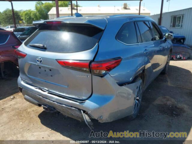 TOYOTA HIGHLANDER HYBRID XLE, 5TDHBRCH1LS006619