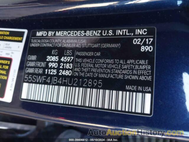 MERCEDES-BENZ C 300 LUXURY/SPORT, 55SWF4JB4HU212895