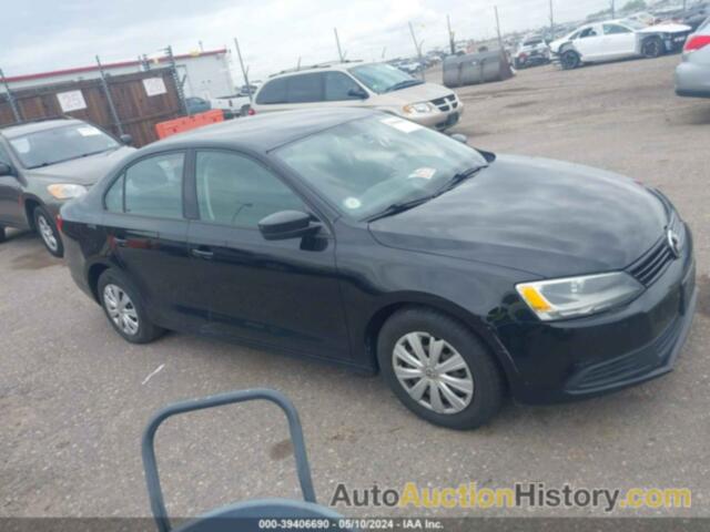 VOLKSWAGEN JETTA 2.0L S, 3VW2K7AJ3EM398177