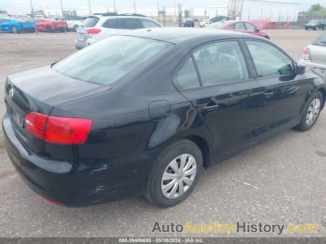 VOLKSWAGEN JETTA 2.0L S, 3VW2K7AJ3EM398177