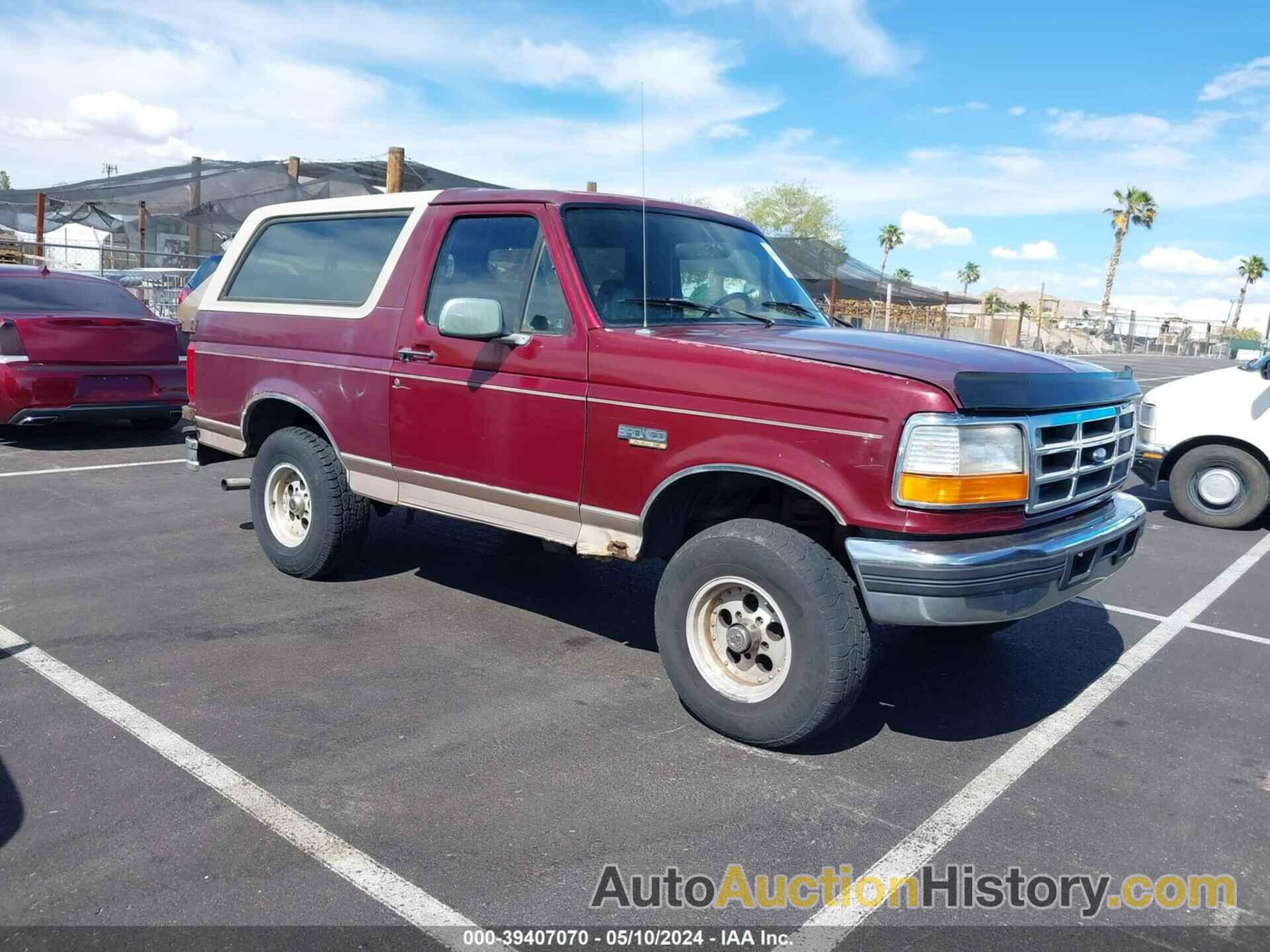 FORD BRONCO U100, 1FMEU15HXTLB67916