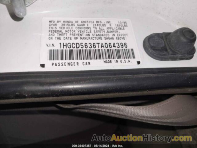 HONDA ACCORD LX/EX, 1HGCD5636TA064396