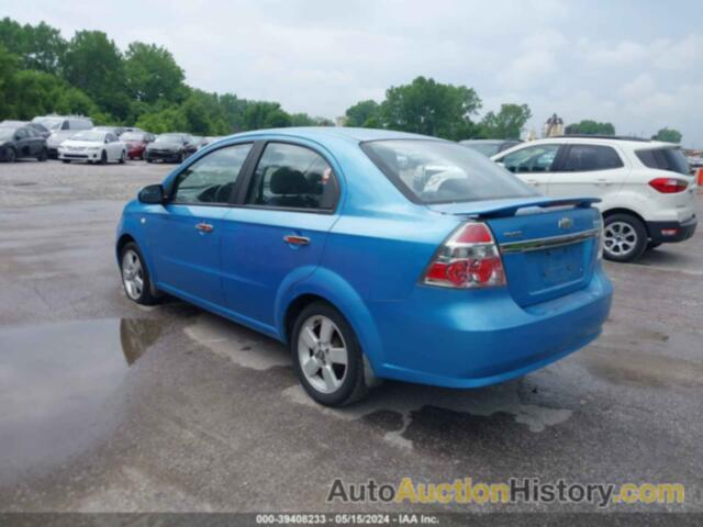 CHEVROLET AVEO LT, KL1TG56627B139117