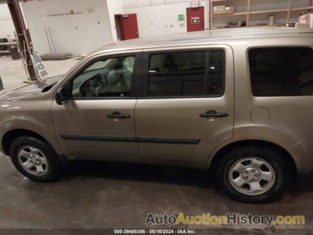 HONDA PILOT LX, 5FNYF3H23BB056379