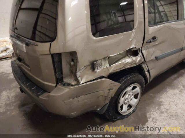 HONDA PILOT LX, 5FNYF3H23BB056379