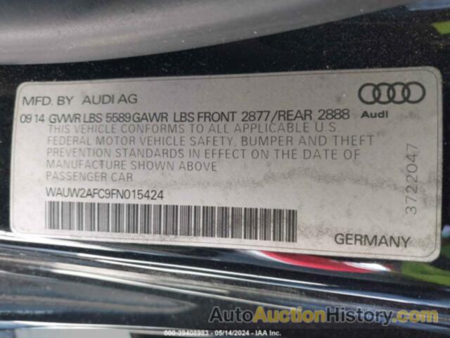 AUDI S7 4.0T, WAUW2AFC9FN015424