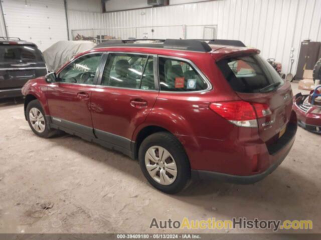 SUBARU OUTBACK 2.5I, 4S4BRBAC0B3419935