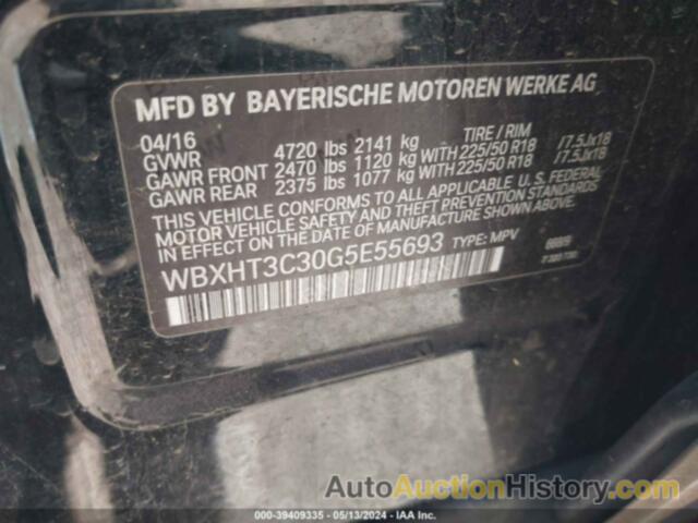 BMW X1 XDRIVE28I, WBXHT3C30G5E55693