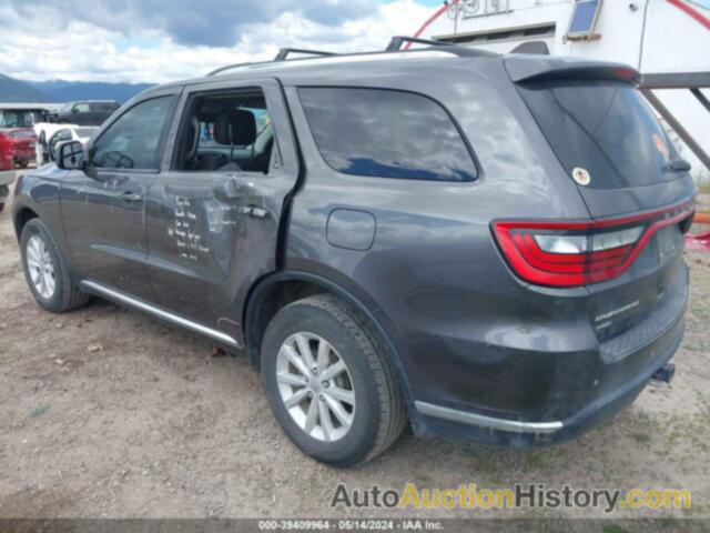 DODGE DURANGO SXT, 1C4RDJAG0FC114729