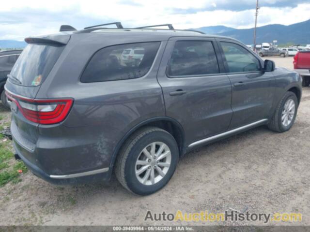 DODGE DURANGO SXT, 1C4RDJAG0FC114729