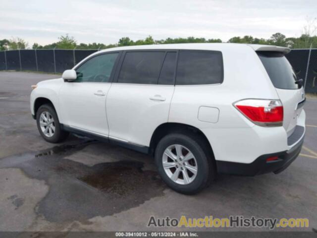 TOYOTA HIGHLANDER, 5TDZA3EH5CS024221