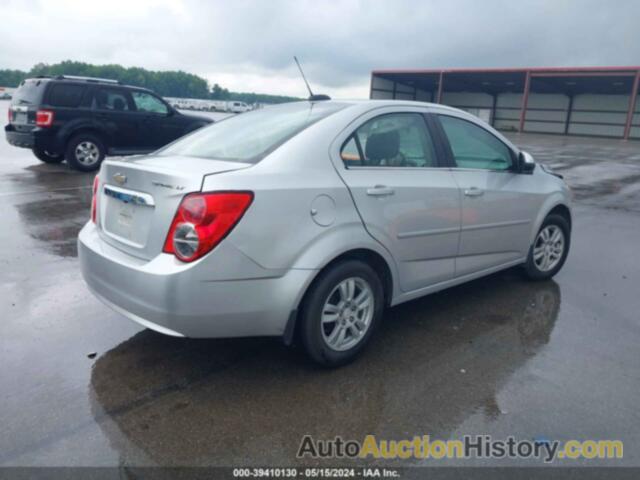 CHEVROLET SONIC LT, 1G1JC5SH5F4220708