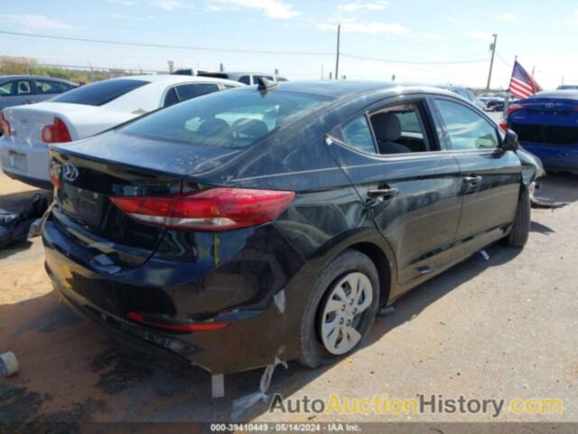 HYUNDAI ELANTRA SE, 5NPD74LF8JH396509