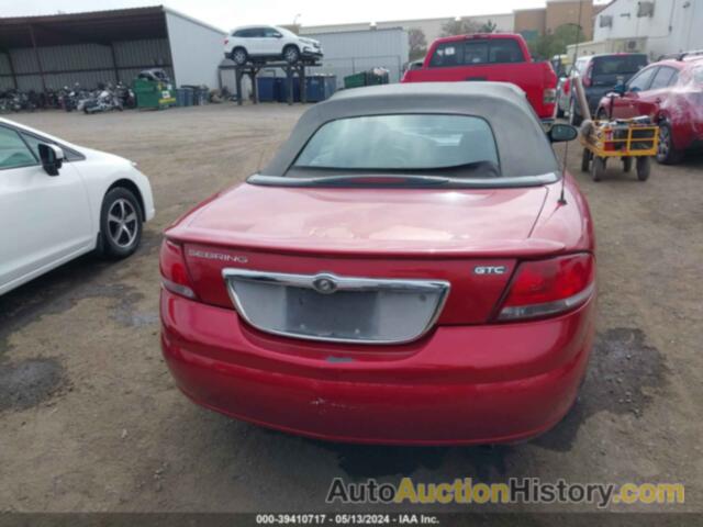 CHRYSLER SEBRING GTC, 1C3EL75R74N101434