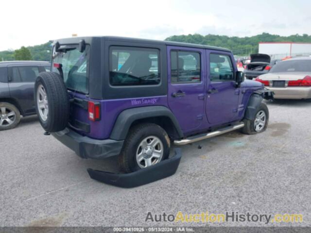 JEEP WRANGLER UNLIMITED SPORT, 1C4BJWDGXHL609171