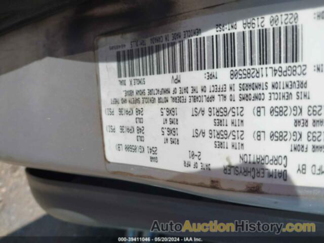 CHRYSLER TOWN & COUNTRY SWB, 1A4GP45R86B747510