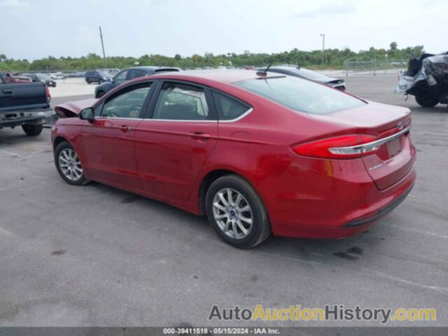 FORD FUSION S, 3FA6P0G7XHR148523