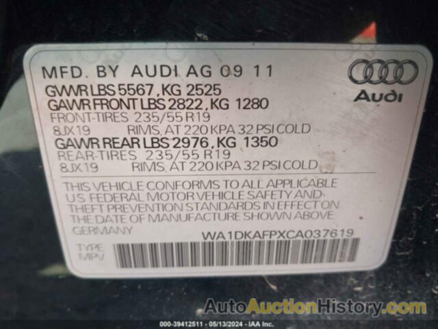 AUDI Q5 3.2 PREMIUM PLUS, WA1DKAFPXCA037619