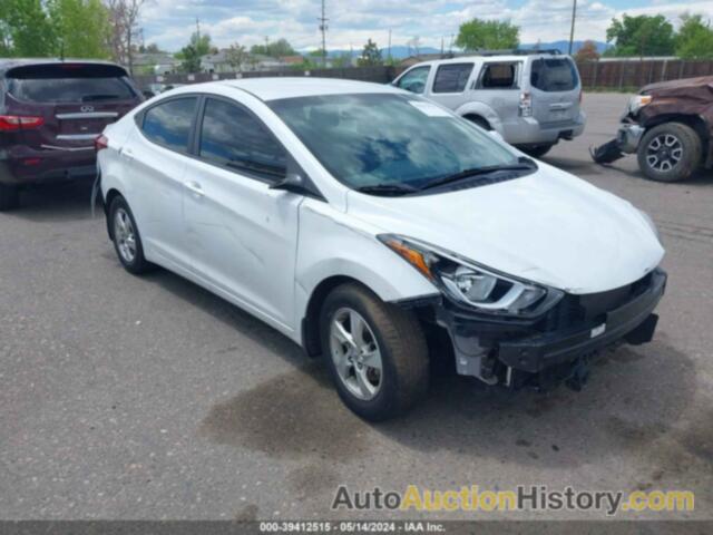 HYUNDAI ELANTRA SE/SPORT/LIMITED, 5NPDH4AEXFH629904