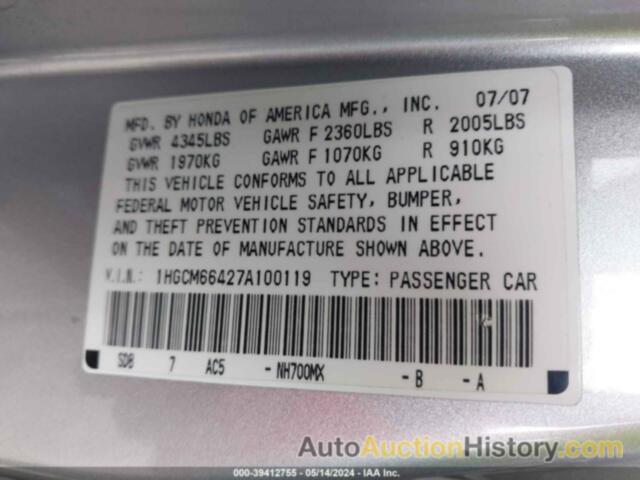 HONDA ACCORD 3.0 SE, 1HGCM66427A100119