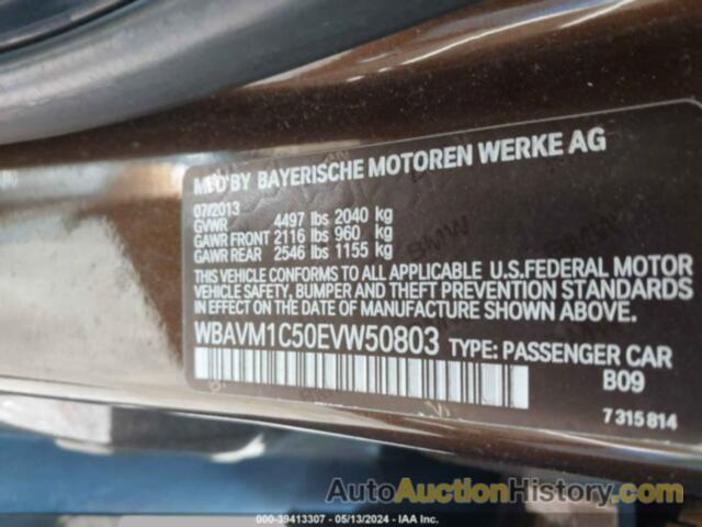 BMW X1 SDRIVE28I, WBAVM1C50EVW50803