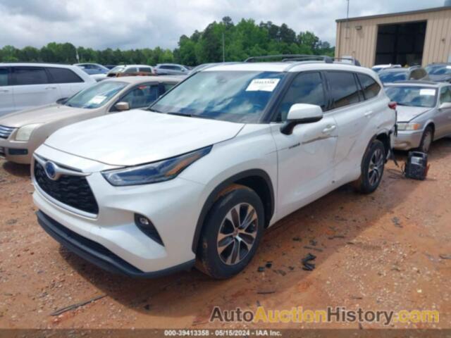 TOYOTA HIGHLANDER HYBRID XLE, 5TDHARAH0MS503961