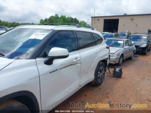 TOYOTA HIGHLANDER HYBRID XLE, 5TDHARAH0MS503961