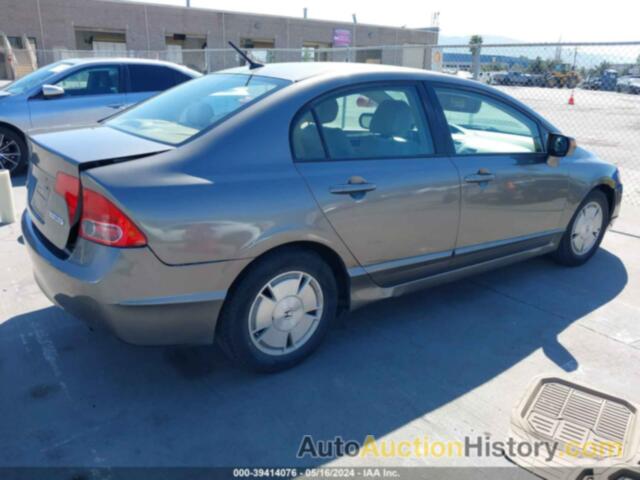 HONDA CIVIC HYBRID, JHMFA36287S012685