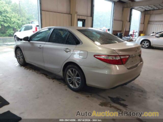 TOYOTA CAMRY LE/XLE/SE/XSE, 4T1BF1FK3GU564939