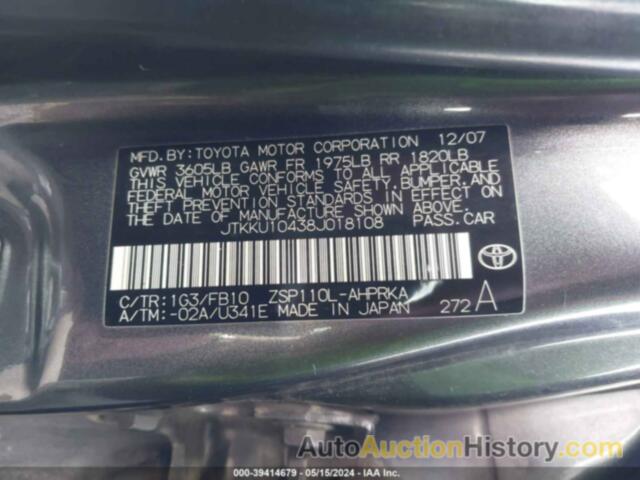 SCION XD, JTKKU10438J018108