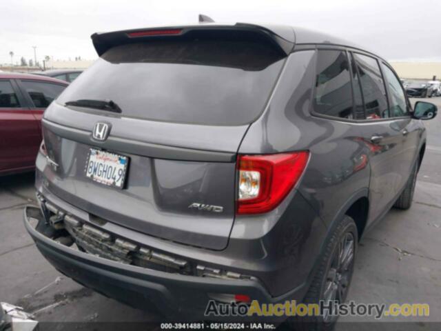 HONDA PASSPORT EX-L, 5FNYF8H53MB023957