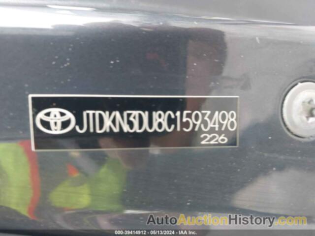 TOYOTA PRIUS THREE, JTDKN3DU8C1593498