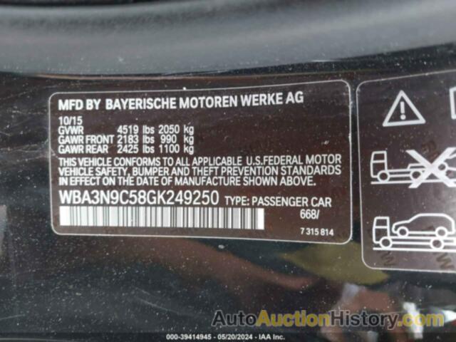 BMW 428 XI, WBA3N9C58GK249250