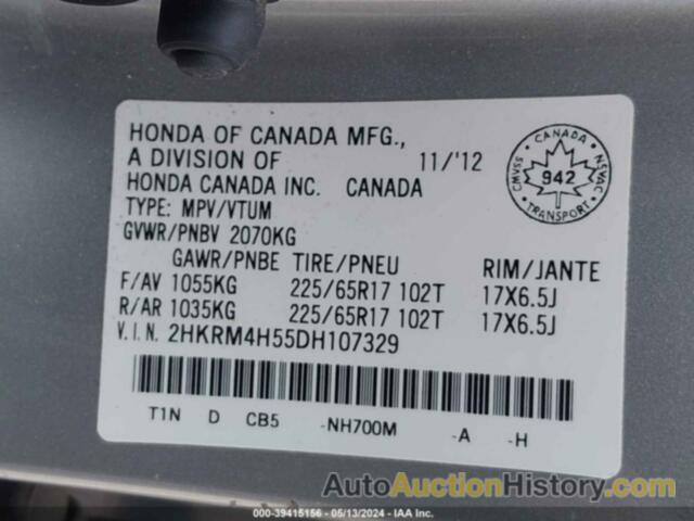 HONDA CR-V EX, 2HKRM4H55DH107329