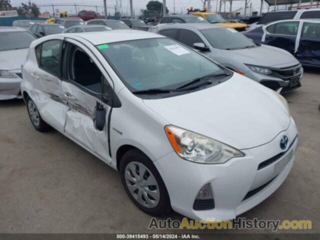 TOYOTA PRIUS C, JTDKDTB33D1051837