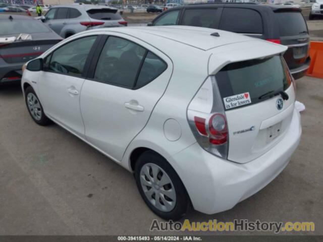 TOYOTA PRIUS C, JTDKDTB33D1051837