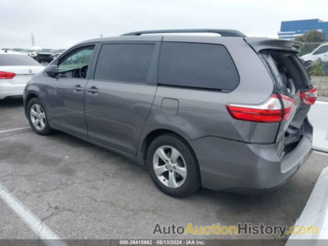 TOYOTA SIENNA LE 8 PASSENGER, 5TDKZ3DC9HS825225