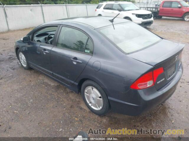 HONDA CIVIC HYBRID, JHMFA36226S016357