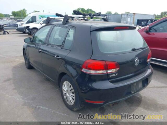 VOLKSWAGEN GOLF 2.5L 4-DOOR, WVWDB7AJ3DW083437