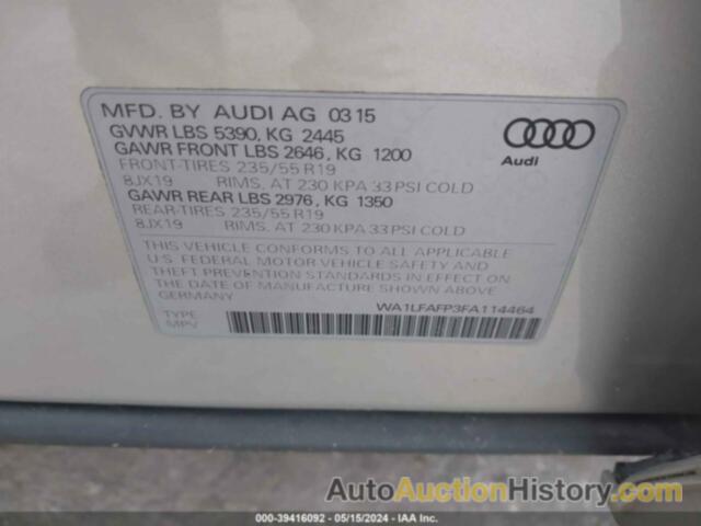 AUDI Q5 2.0T PREMIUM, WA1LFAFP3FA114464