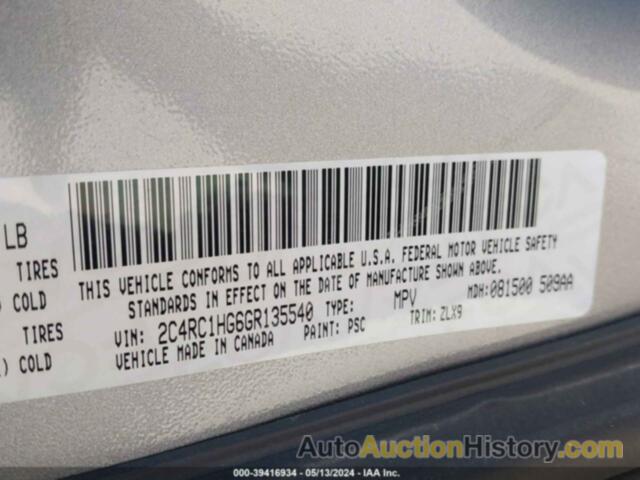 CHRYSLER TOWN & COUNTRY S, 2C4RC1HG6GR135540