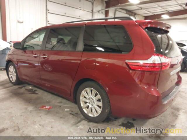 TOYOTA SIENNA LIMITED PREMIUM 7 PASSENGER, 5TDYK3DC2GS717929