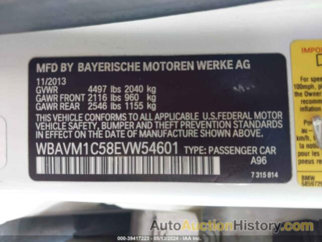 BMW X1 SDRIVE28I, WBAVM1C58EVW54601
