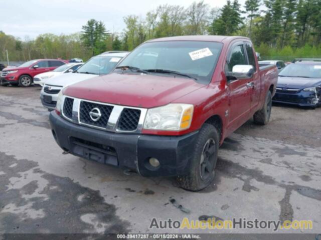 NISSAN TITAN SE, 1N6AA06B44N581213