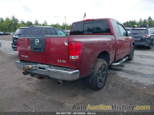 NISSAN TITAN SE, 1N6AA06B44N581213