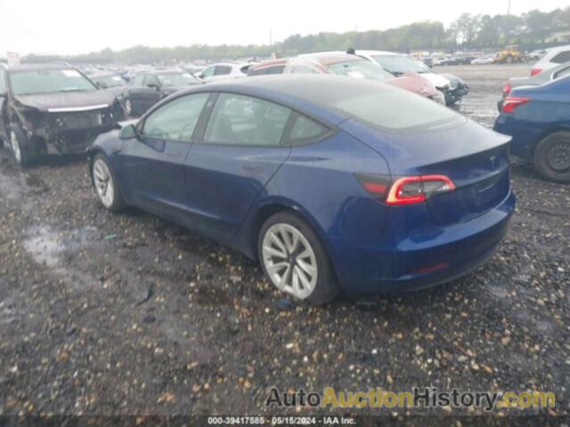 TESLA MODEL 3 REAR-WHEEL DRIVE, 5YJ3E1EA2PF451691