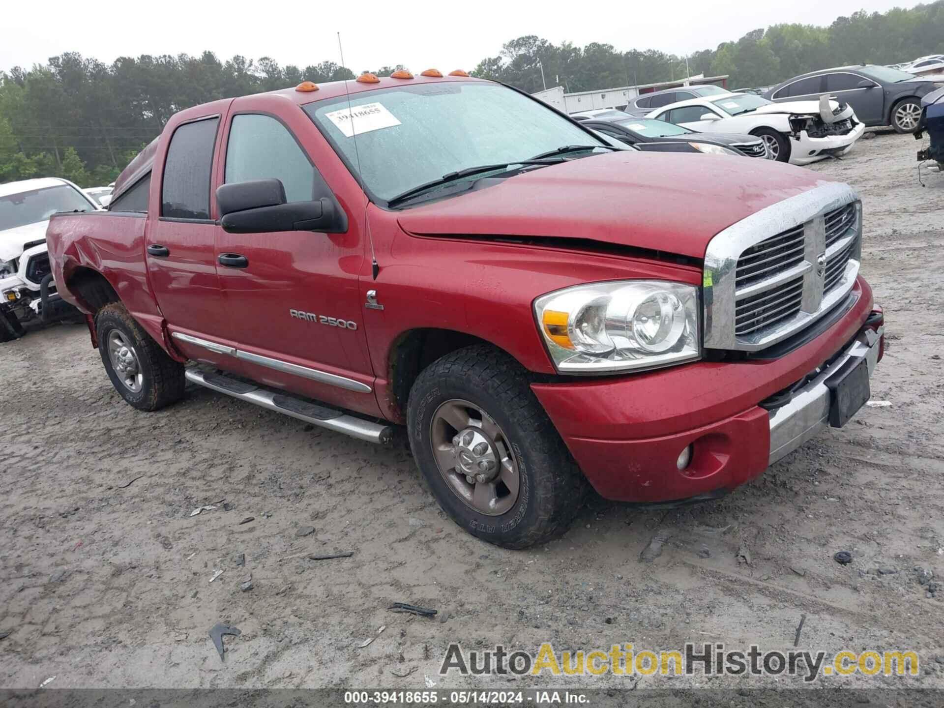 DODGE RAM 2500 LARAMIE, 3D7KR28C16G282670