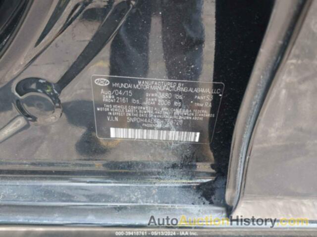 HYUNDAI ELANTRA SE, 5NPDH4AE6GH738720