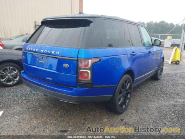 LAND ROVER RANGE ROVER HSE, SALGS2SV4JA512460